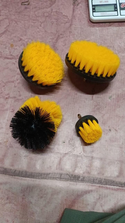 Drill Scruber Brush Cleaning Kit 4 Pcs
