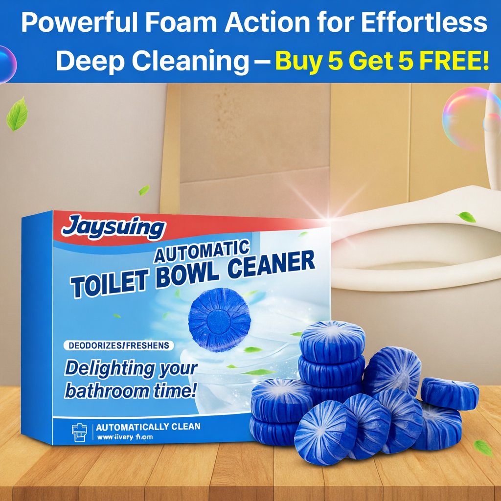 Toilet & Bathroom cleaner Blue Bubble Tablets (BUY 5 GET 5 FREE)